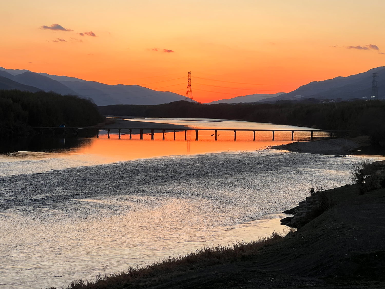 脇町潜水橋
